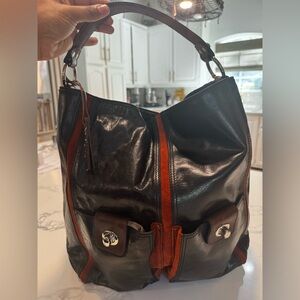 Tano Leather hobo tote bag